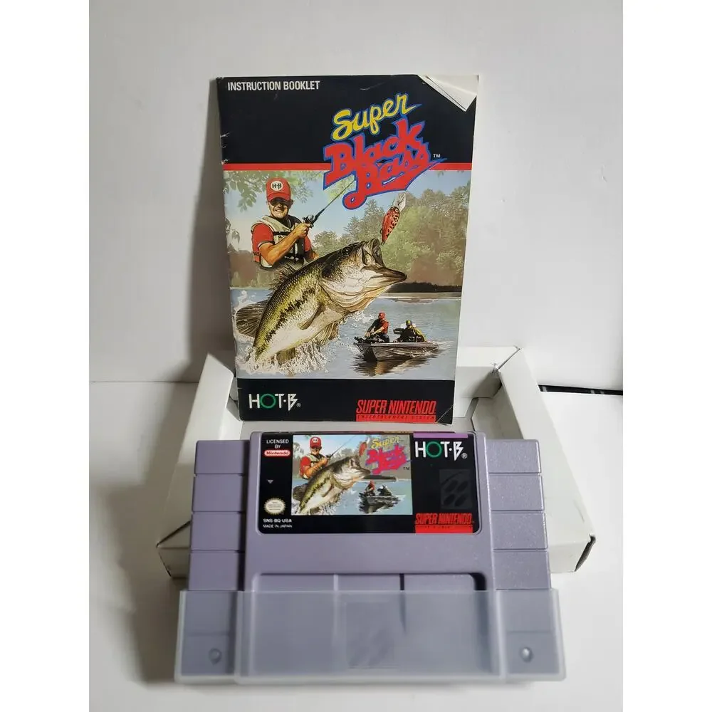 SNES - Super Black Bass - Includes Box and Manual